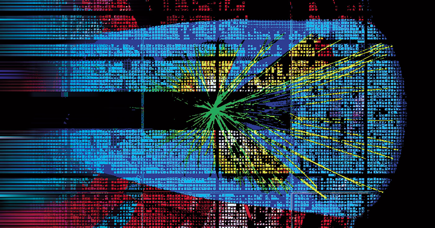 Artist's impression of an AI algorithm scanning for anomalies. 