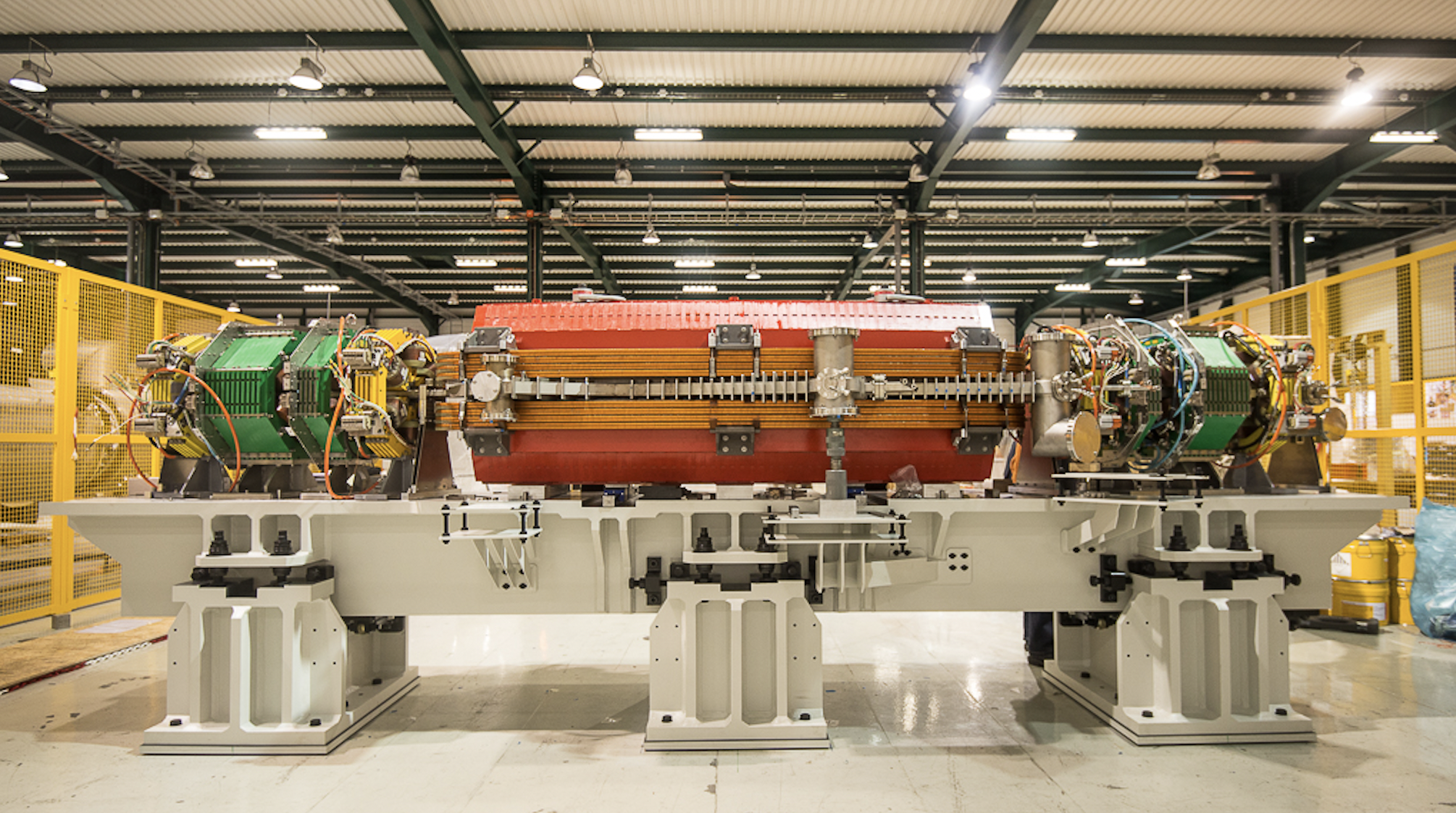 Magnets are tested and assembled at CERN before delivery to the SESAME facility as part of the CESSAMAG project in 2015